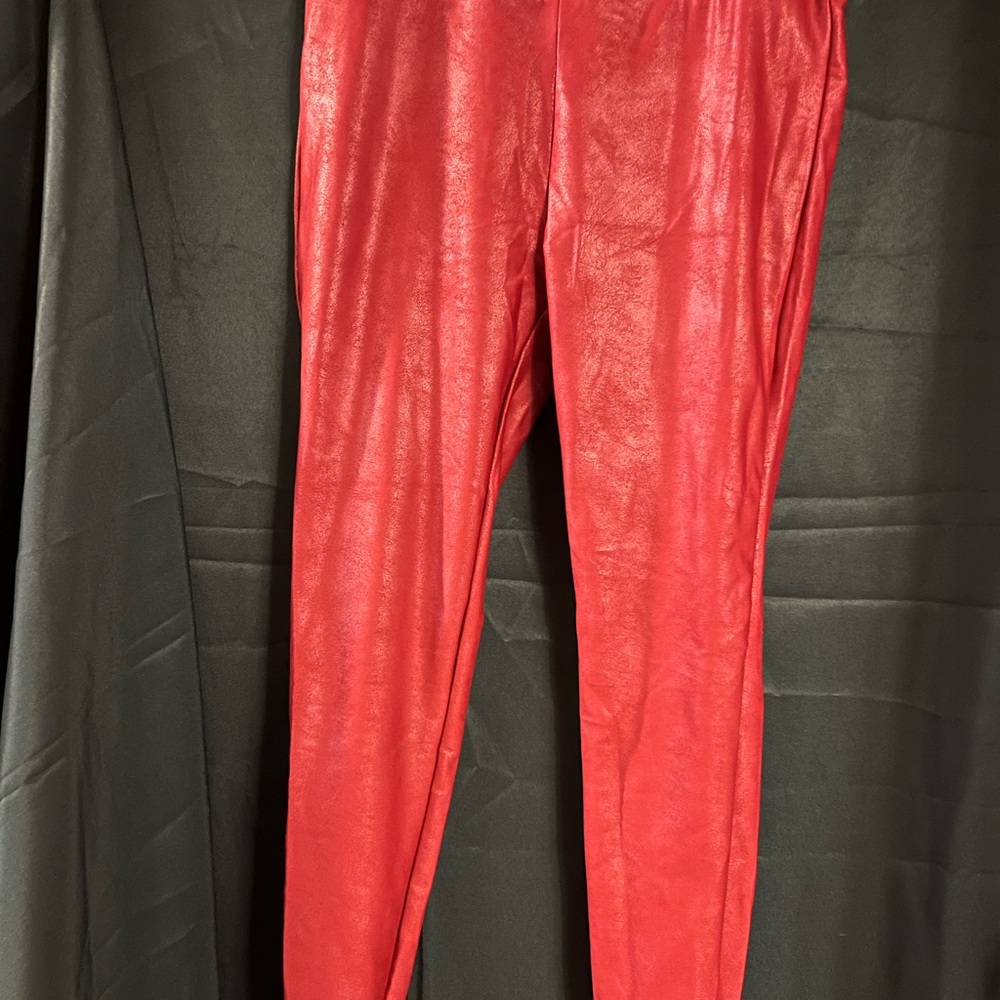 LuLaRoe Luxe Red Leggings